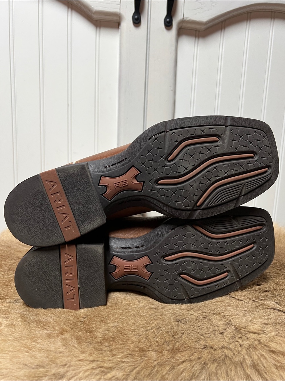 Ariat Sunflower Round Up Western Cowboy Boots 7 Square Toe - Picture 6 of 7